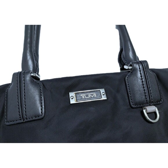 Tumi Black Nylon Leather Voyager Derby Professional Tote Shoulder Briefcase Bag - Picture 2 of 15